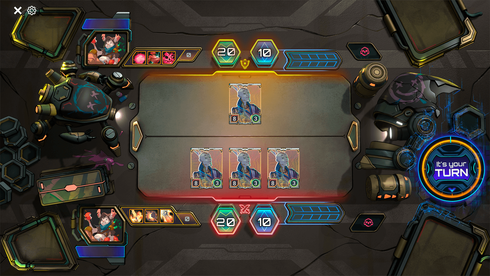 STEAM #01 UI highlights during combat